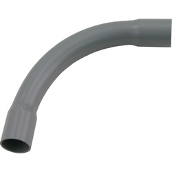 Bocht PVC slagvast 5/8" (16mm) grijs - 67056 - van Toolstation