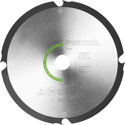 Festool Festool cirkelzaagblad 168x1,8x20mm 4T vezel en spaanplaat 69801 van Toolstation