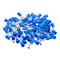 - / Adereindhuls met kunststofkraag 2,5mm² blauw