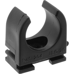 JSL / JSL aaneeschuifbare veerklem 20mm zwart