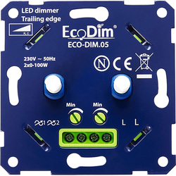 EcoDim Eco-Dim.05 Led dimmer duo 2x 0-100W (RC) - 72211 - van Toolstation