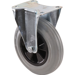 Industriële rubberen wielen 200mm vast 205kg - 73821 - van Toolstation