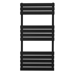 Monstershop / Handdoekradiator plat paneel Zwart 1200x600mm