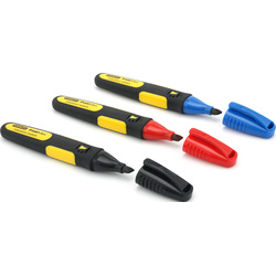 STANLEY / Stanley FATMAX® markeerstiften rood,zwart,blauw 3 delig