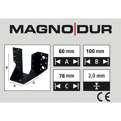 Magnodur / Magnodur raveeldrager zwaar zwart 3