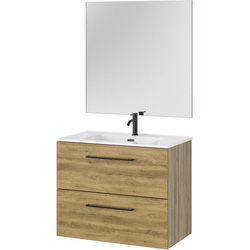 Tiger / Tiger Reef badkamermeubelset 80cm Donker eiken