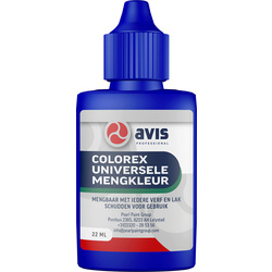 Avis Avis Colorex universele mengkleur 22ml blauw - 77998 - van Toolstation
