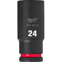 Milwaukee Milwaukee slagdop Shockwave 1/2 lang 24mm 79156 van Toolstation