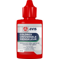 Avis Avis Colorex universele mengkleur 22ml rood - 79508 - van Toolstation