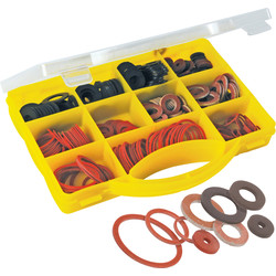 Set fiber- & rubberen ringen 280-delig - 79957 - van Toolstation
