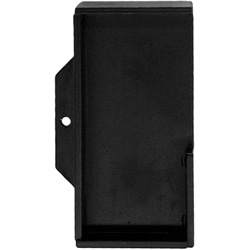 HDD Inkapschelp Carre Massief 102x50x40mm zwart