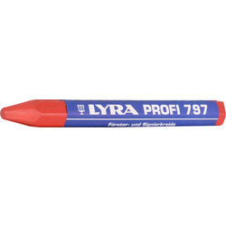 Lyra Lyra vetkrijt zeskant Rood - 80356 - van Toolstation