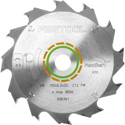 Festool Festool cirkelzaagblad 160x20x2,2mm 12T 80944 van Toolstation