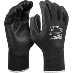 Milwaukee Milwaukee handschoenen polyurethaan 12 paar 9/L 81608 van Toolstation