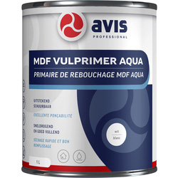 Avis MDF Vulprimer Aqua 1L Wit - 82518 - van Toolstation