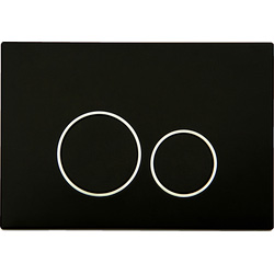Dynamic Way Dynamic Way bedieningsplaat Circle mat zwart - 83001 - van Toolstation