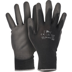 PU handschoenen 9/L zwart - 84606 - van Toolstation
