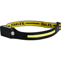 Stanley Stanley Hoofdlamp oplaadbaar met dubbele functie 300lm 7000K 84628 van Toolstation