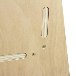 Monstershop / Bedrijfswageninrichting hout met vakken en planken 2