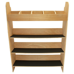 Monstershop / Bedrijfswageninrichting hout met vakken en planken Ford Transit