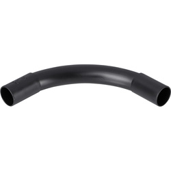 Bocht PVC slagvast 5/8" (16mm) zwart - 86248 - van Toolstation