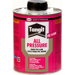Tangit Tangit All Pressure PVC lijm gel 1L blik m/kwast - 86309 - van Toolstation