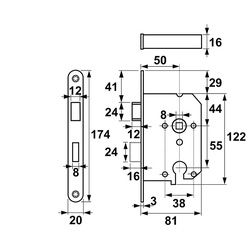AXA / AXA cilinderslot 2