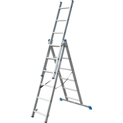 Alumexx Alumexx 3-delige ladder 3x6 treden 87943 van Toolstation