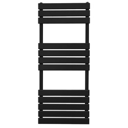 Monstershop / Handdoekradiator plat paneel Zwart 1200x450mm