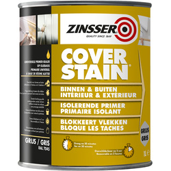 Zinsser Zinsser Cover stain primer 1L licht grijs 90308 van Toolstation