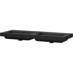 Tiger / Tiger T-Line Quadro opbouwwastafel 120cm Mat zwart