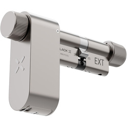 Intersteel / Intersteel Black X Smart Lock veiligheidscilinder SKG*** 35-45mm mat nikkel