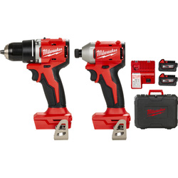 Milwaukee Milwaukee M18 BLCPP2B-502C accu combopack 18V Li-ion 90688 van Toolstation