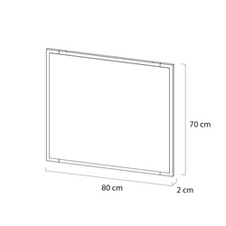 Tiger S-line Frame Spiegel 80x70 cm