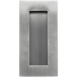 HDD Inkapschelp Ovaal Carre Blind 102x51mm inox