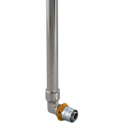 Uponor Uponor MLC pers kniekoppeling radiator 15x16mm 350mm - 92506 - van Toolstation