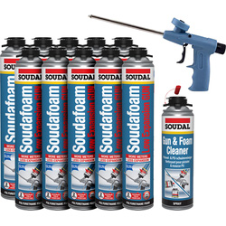Soudal / Soudal Soudafoam Low Expansion Gun Combibox 10x750ml