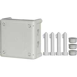 JSL / JSL box line aftakdoos voor wartels met schroefsluitnig IP66 102x102x56 M20