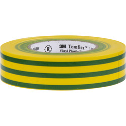3M 3M Temflex isolatietape Groen/geel 19mmx20m - 93773 - van Toolstation