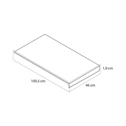 Tiger / Tiger Nook wastafelblad 100,5cm 3