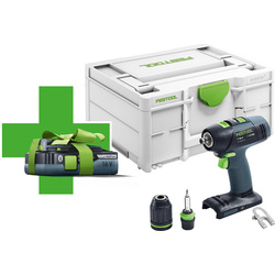 Festool Festool T18+3 Basic accu schroefboormachine (body) + 1x accu 18V Li-ion 95303 van Toolstation