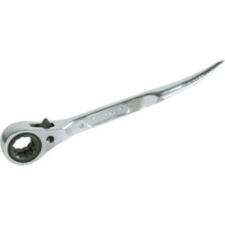 Ratelsleutel met wrikpunt 17&21mm - 95450 - van Toolstation