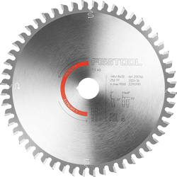 Festool Festool cirkelzaagblad 168x1.8x20mm T52 HW Laminate 95536 van Toolstation