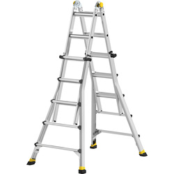 W.steps W.steps C1 telescopische vouwladder 5x5 treden 1450-2480 mm 95692 van Toolstation