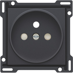 Niko / Niko centraalplaat met aarde 21mm Antraciet
