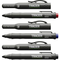 Tracer TRACER Permanent Klomp Vrij Marker Assortiment Set 3-delig - 96561 - van Toolstation