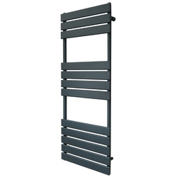 Monstershop / Handdoekradiator plat paneel Grijs 1200x450mm