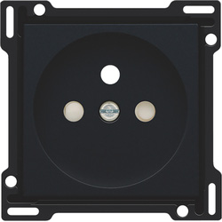 Niko / Niko centraalplaat met aarde Black Coated