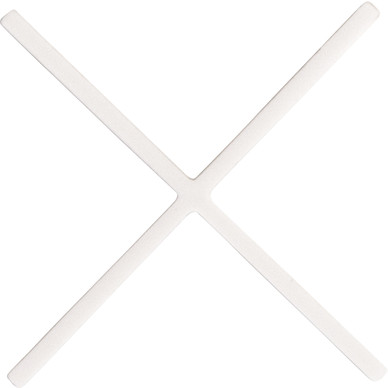 Meister Tegelkruisjes 1,0 mm - praktische set met 700 stuks - herbruikbaar door ring - van robuust polypropyleen - wit/tegelaccessoires/tegelleghulp/voegkruisjes / 4426600