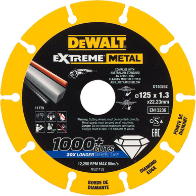 DeWALT diamant doorslijpschijf, foto 2 van 3